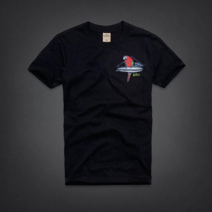Tee shirt Hollister Homme Noir